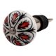 Red Black Drop Ceramic Wine Stopper